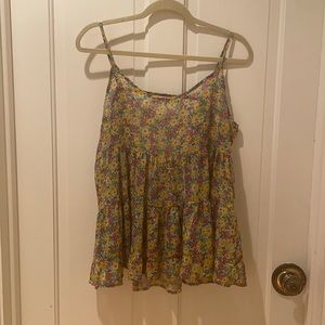 Tiered Floral Top